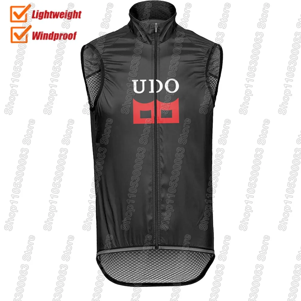 

Велосипедный жилет 2026 Tudorful Team Wind Vest: швейцарский ветрозащитный легкий гоночный велоджерси без рукавов для шоссейных и горных велосипедов (MTB)