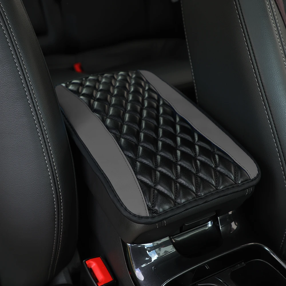 PU-Leder Mehrfarbiges Dreidimensional Besticktes Auto-Armlehnenkissen, Mittelkonsolenkissen, Auto-Dekorationsartikel – Detail 9