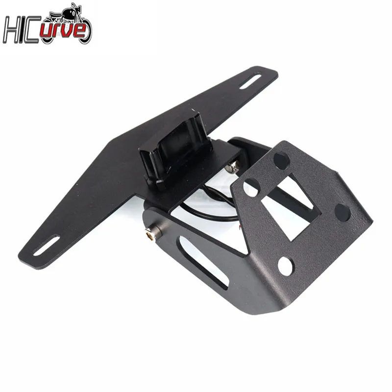 Motorcycle Tail Tidy Fender Eliminator Registration License Plate Mount Holder LED Light For NINJA 250 400 NINJA400 Z400 18-23