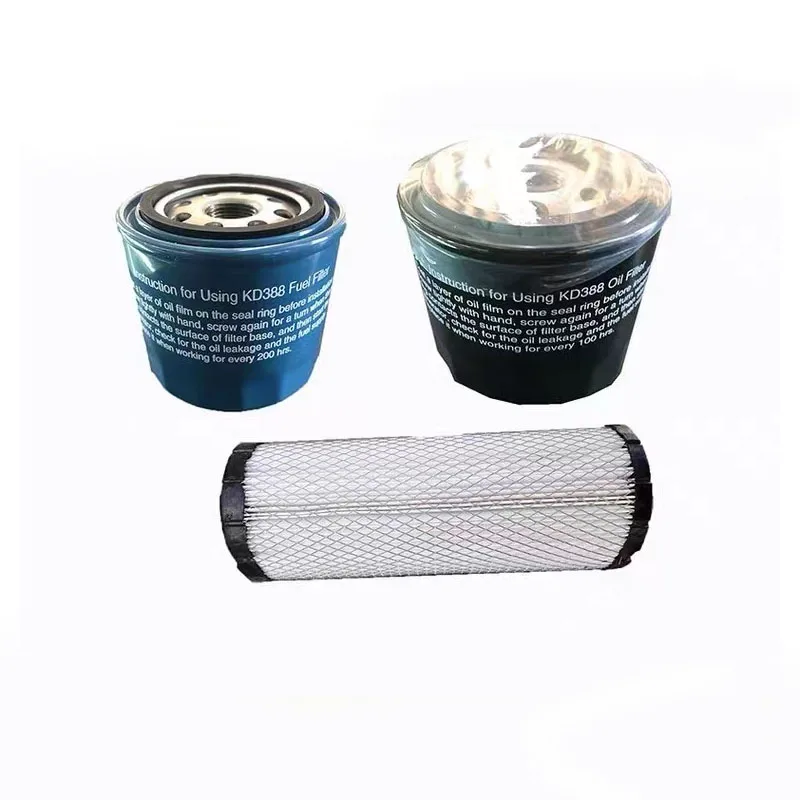 

air cartridge KD388-07300 oil filter KD388-09300 fuel filter KD388-10320 air filter element suit for KDE20SS3