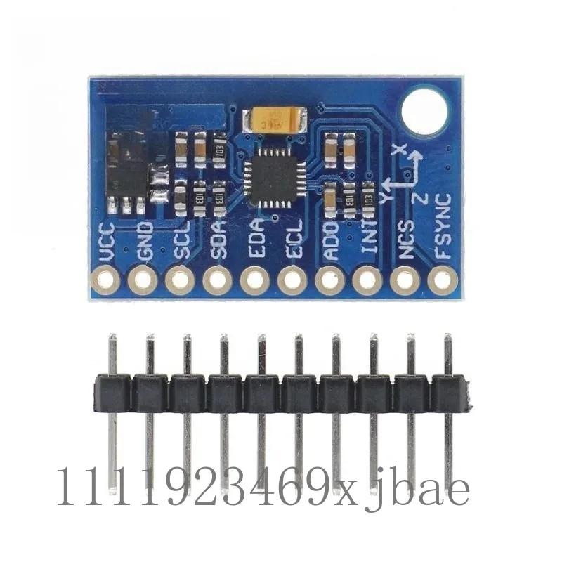 Nine-Axis Attitude Sensor Module Support I2C SPI Communication High Precision Motion Detection Breakout Board