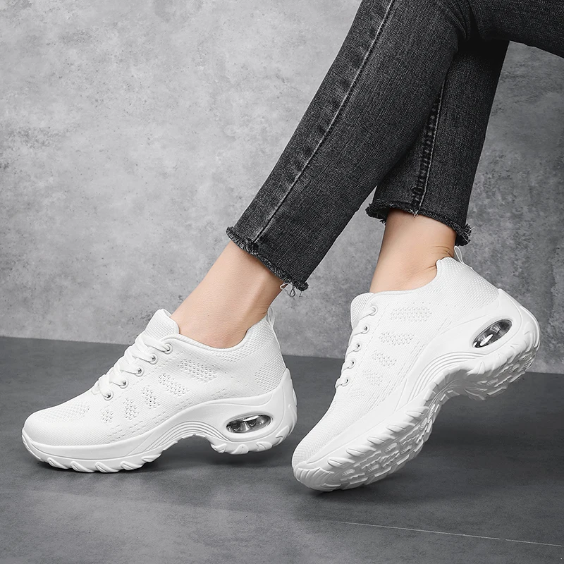 

2025 Women's Fashion New Product: Sports Running Shoes Breathable and Lightweight Casual Walking Platform Shoes Calzados Mujeres