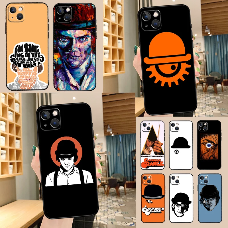 A Clockwork Orange Case For iPhone 14 15 16 13 12 11 Pro Max XR XS X Plus 12 13 Mini Phone Cover