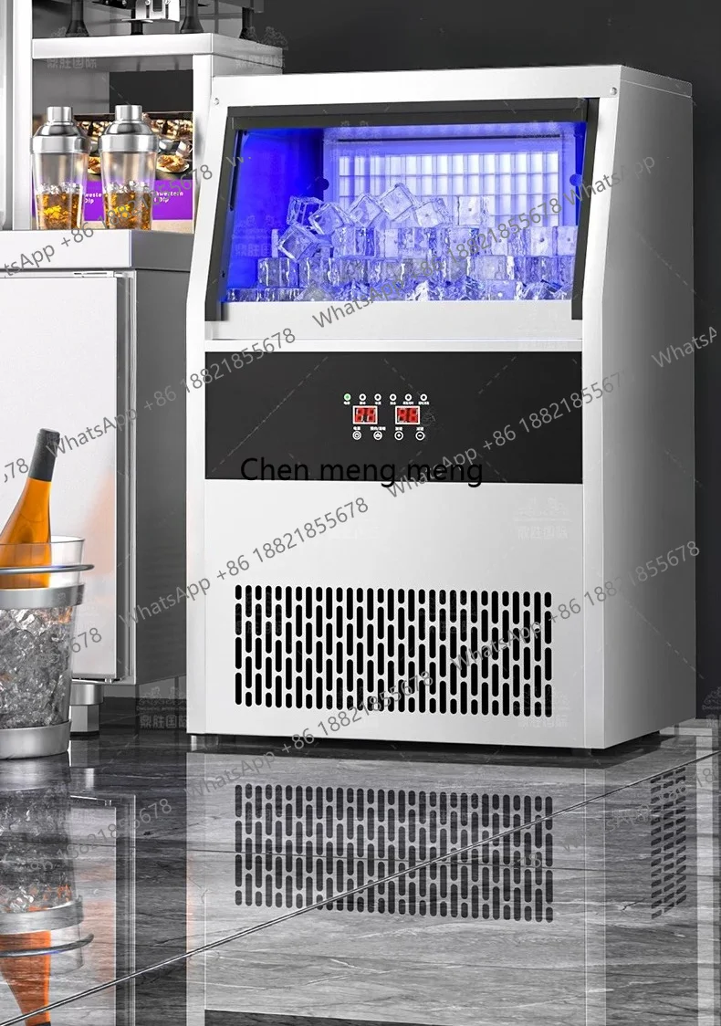 Ice machine Commercial large, large capacity small stall automatic square ice cube machine