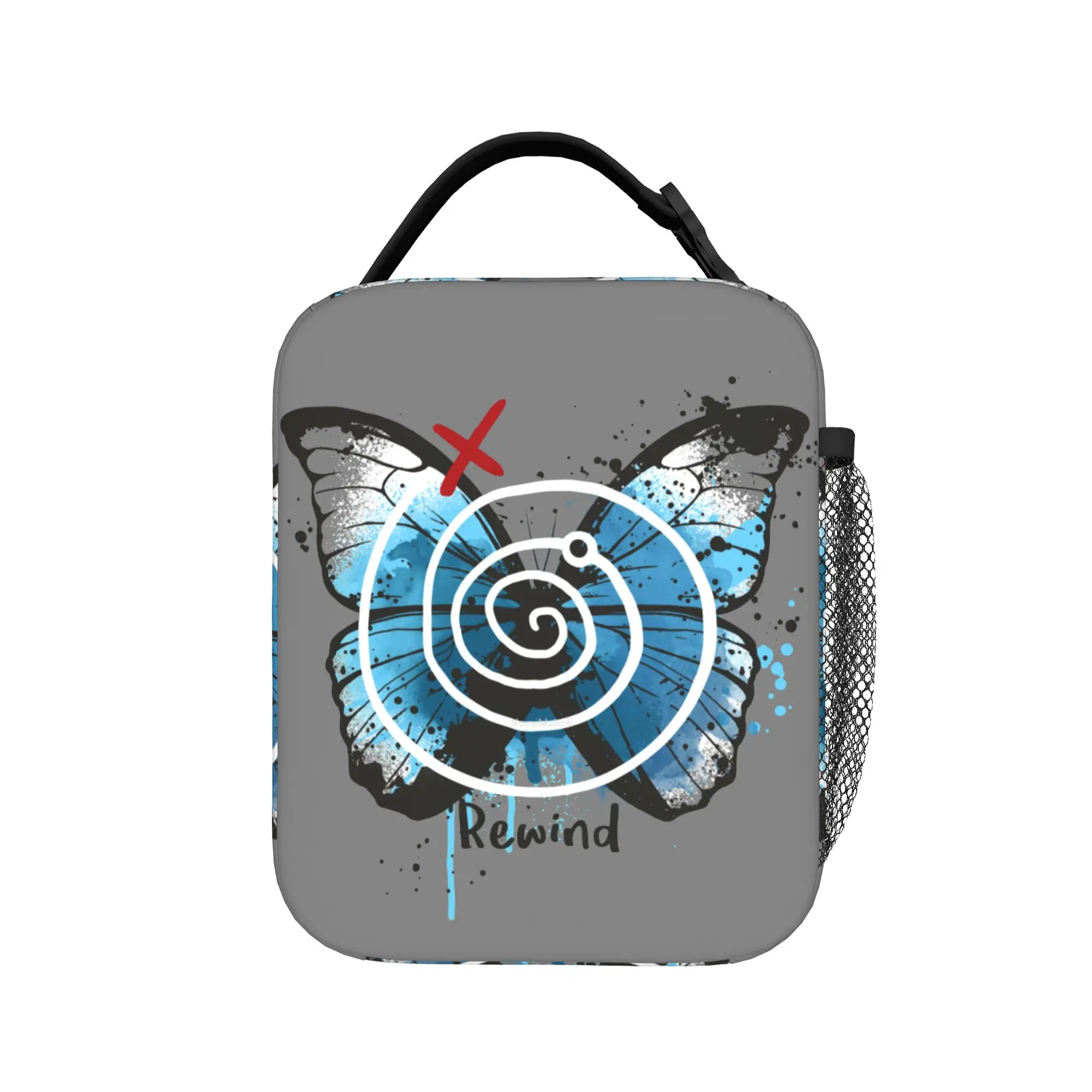 Rewind Life is Strange Insulated Lunch Bag Large  Reusable Cooler Bag Lunch Box Tote Work  Travel Food Bag