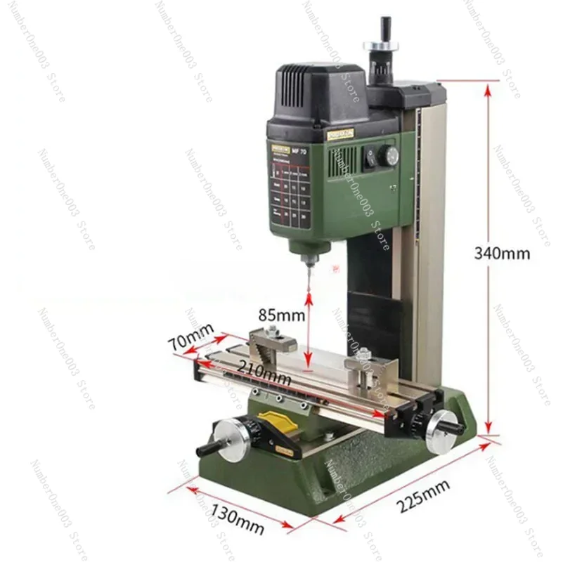 220V 100W PROXXON Mini Milling Machine MF70 Bench Driller Woodworking Lathe