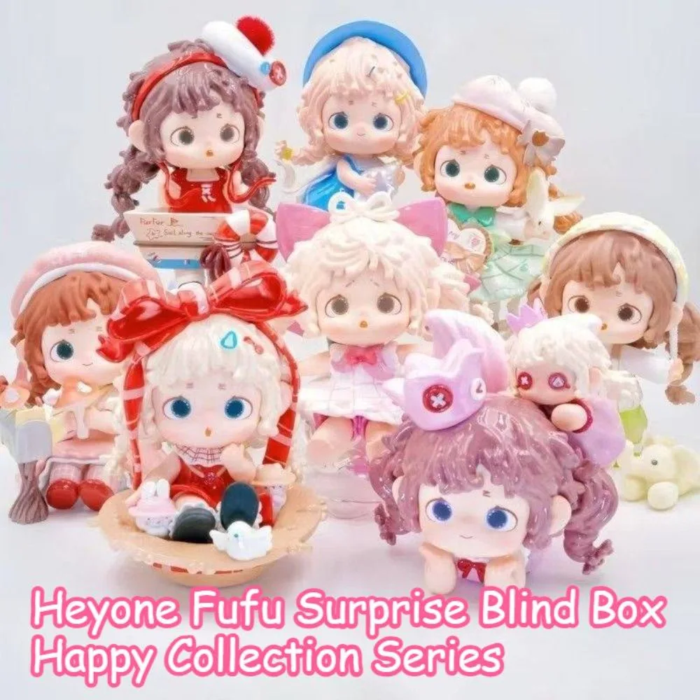 

Heyone Fufu слепая коробка-сюрприз Happy Collection Series слепая коробка Kawaii настольный орнамент модель загадочная коробка игрушка подарок-сюрприз