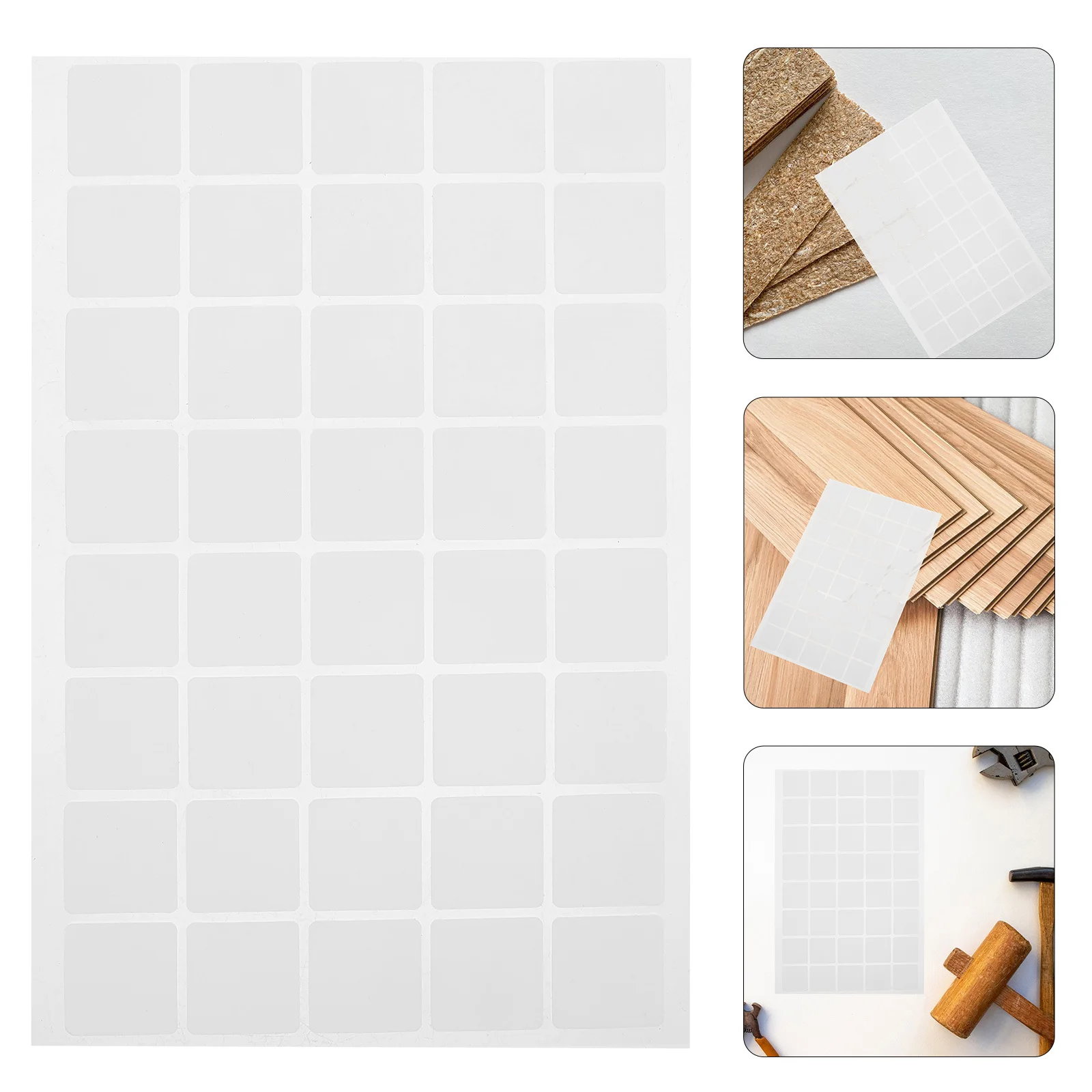 80pcs Double Sided Installation Tape Clear Removable Mounting For Wall Decor Photos Posters Balloons Scrapbooks Paint Safe