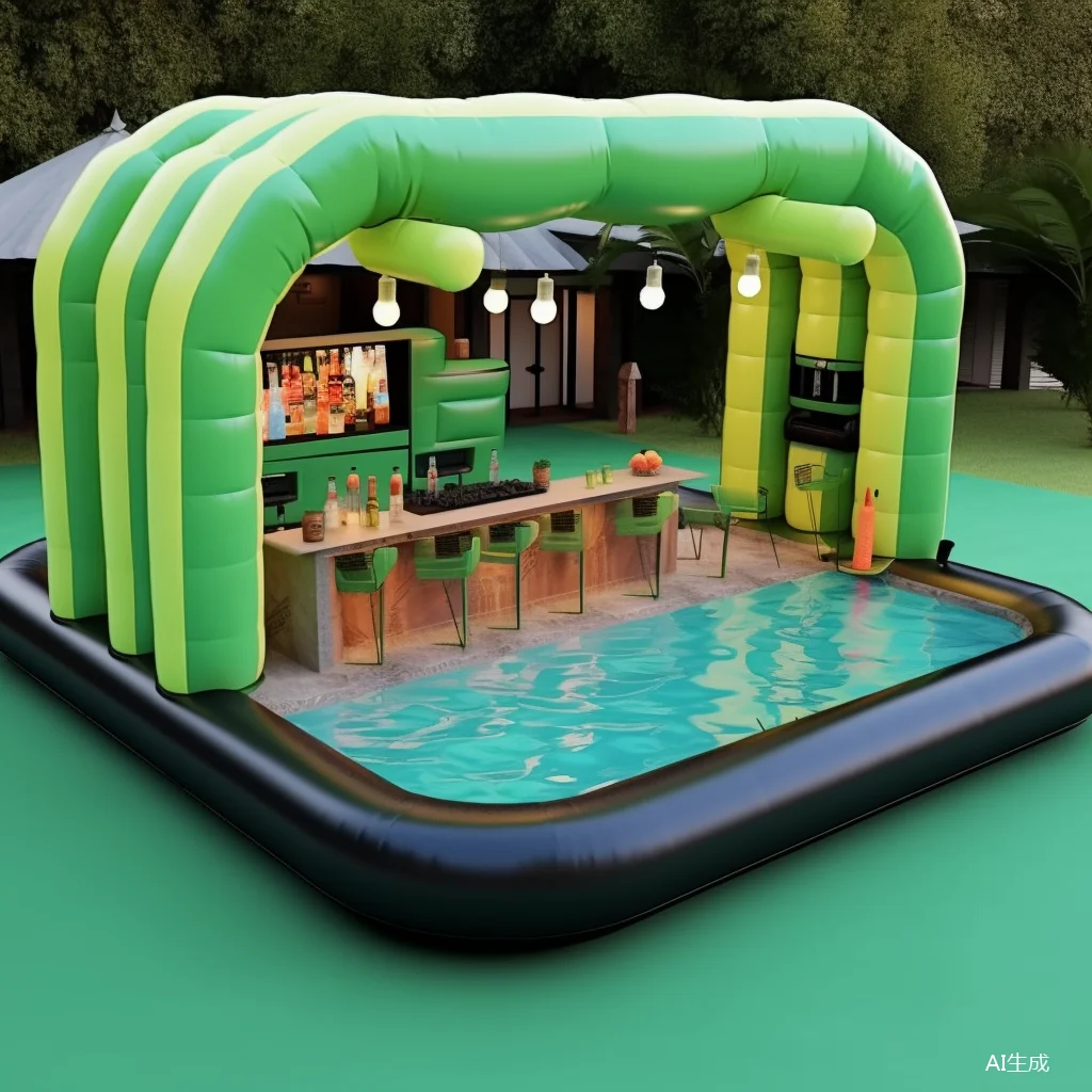 Multiplayer Inflatable Pool Bar Sofa Lounger Leisure Floating Row Park Amusement Park