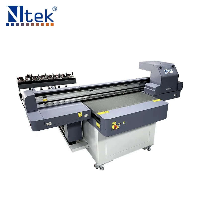NTEK 900mm*600mm Small Digital UV Flatbed Inkjet Printer For Glass bottle PVC Phone Shell Ceramic cup Printing Machine