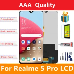 100% Original 6.3''For Oppo Realme 5 Pro LCD Display Touch Screen With Frame Digitizer Assembly Replace For Realme 5 Pro RMX1971