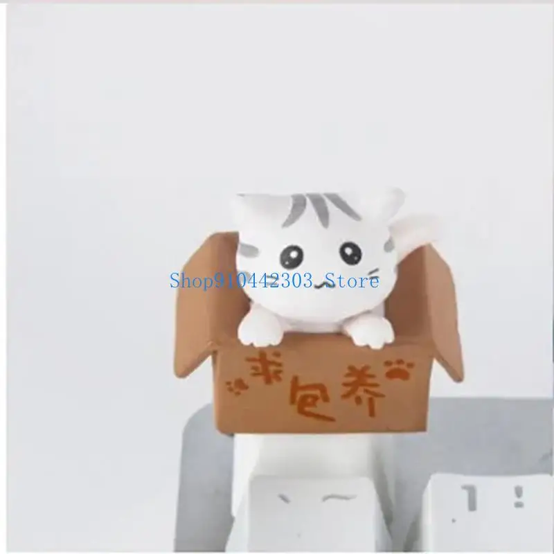 652F Cartoon Animal Keycap Stress Reliever Crossed Stem for Mechanical Switches