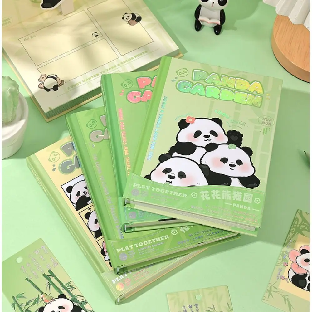 Aesthetic Panda Notebook Memo Diary Planner Agenda Organizer B6 Notebook Thickening Word Book Diary Notebook School Supplies