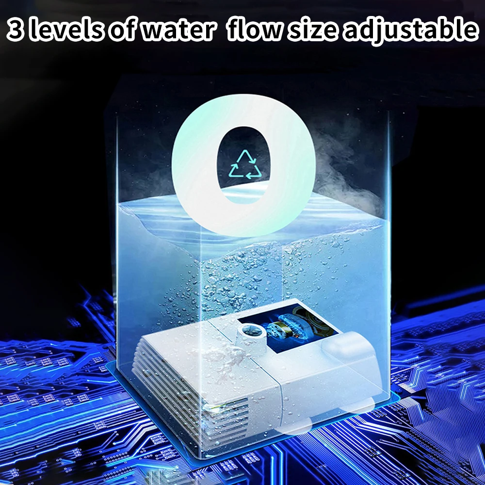 Cat Fountain, Automatic Recirculating Cat Water Dispenser Ultra Quiet Pump Pets Cat water feeder with 304 Stainless Steel Faucet