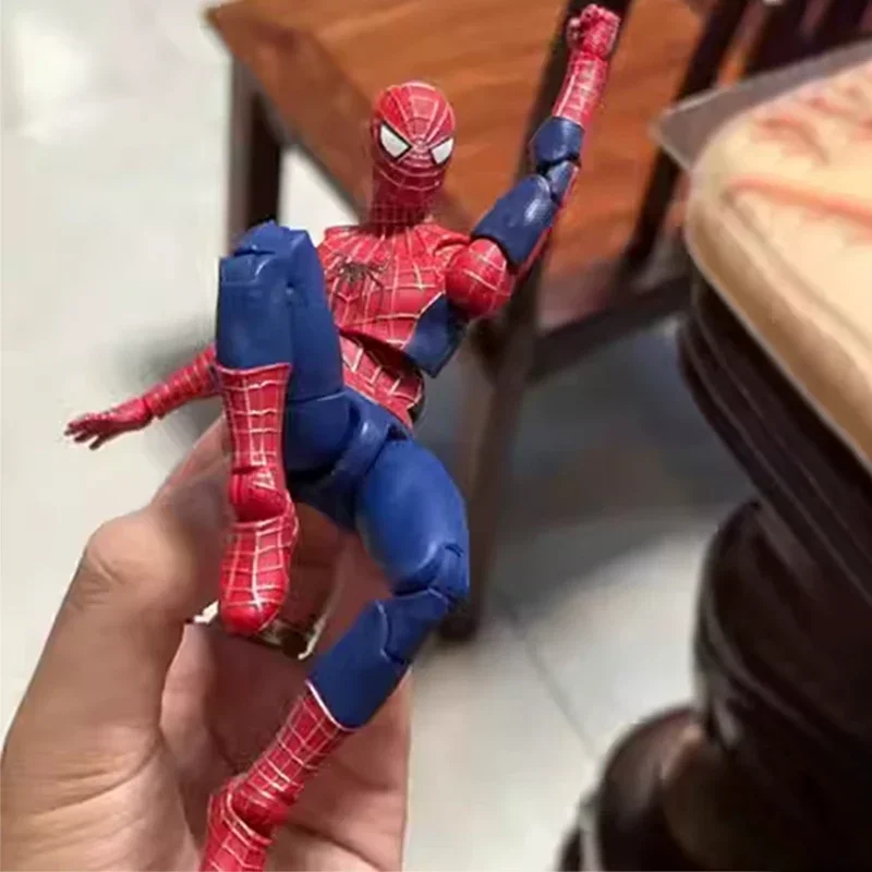 15cm Disney figurki SpiderMan Anime rysunek statua z pcv kolekcja modeli zabawki Home Decor prezenty świąteczne dla dzieci urodziny