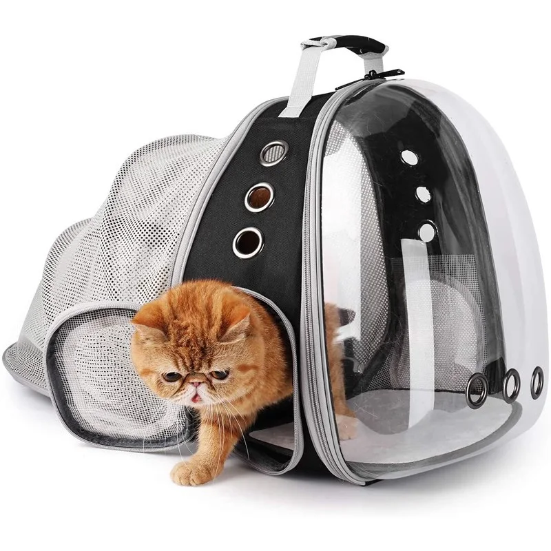 

Airline Approved Cat Backpack Carrier Expandable Pet Carrier Cat Dog Small Animal Backpack