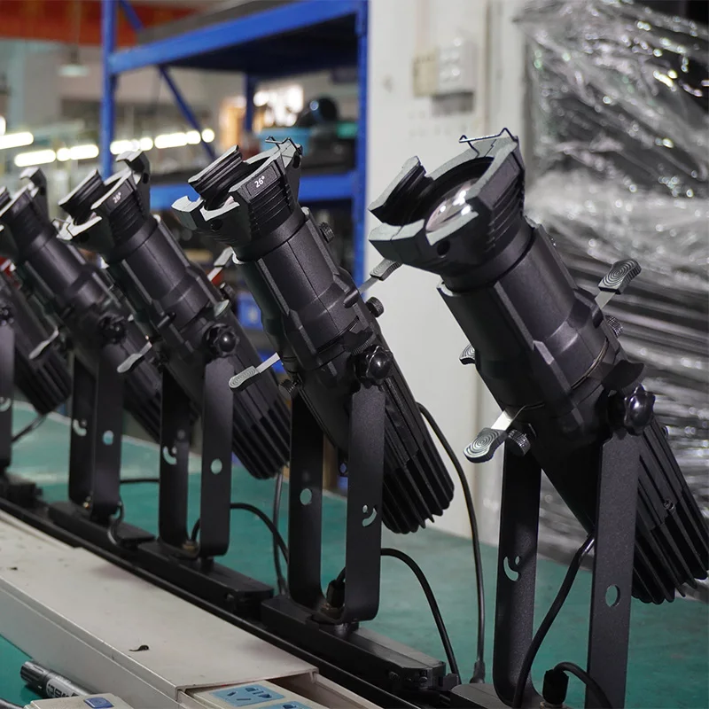 

Mini 20W 3200K/5600K or 2in1 or RGBL 4in1 Profile Spotlight Fixed Focus LED Ellipsoidal DMX Imaging Lights for Gallery Studio