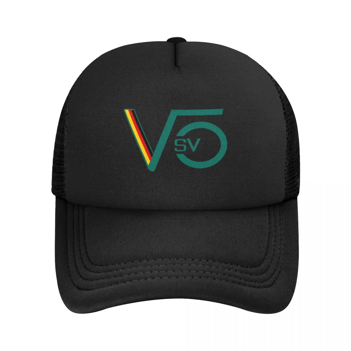 Sebastian Vettel Logo SV5 F1 2022 Mesh Baseball Caps Snapback Baseball Hats Casual Casquette Outdoor For Men's And Women's