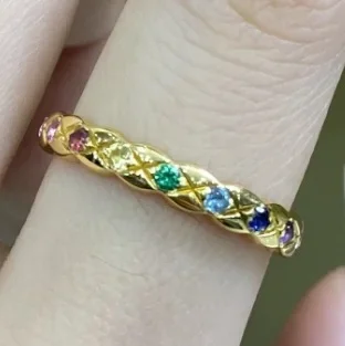 

2025 S925 silver color X-ring round 1.8mm European and American niche ring Shangmei classic ring wedding jewelry