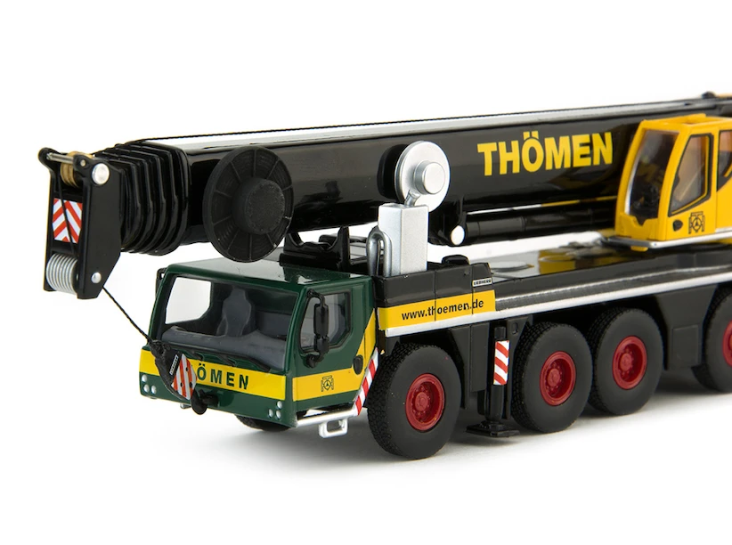 Collectible Toy Gift IMC 1:87 Scale Lieb Herr LTM 1250-5.1 Mobile Crane Engineering Machinery Diecast Toy Model,Thömen 33-0044