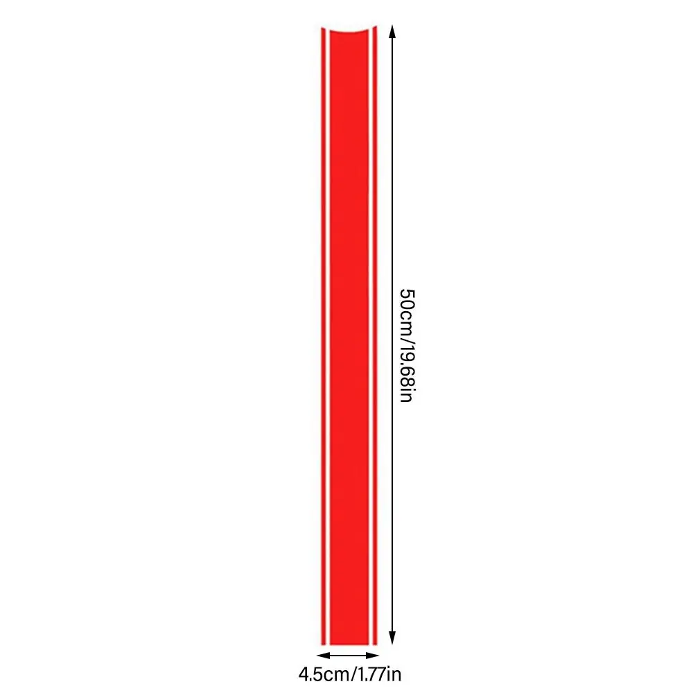 50cm Ornament Motobike Decoration Fuel Tank Fender Motorcycle Reflective Stickers Pin-stripe Decals Racing Protective Film