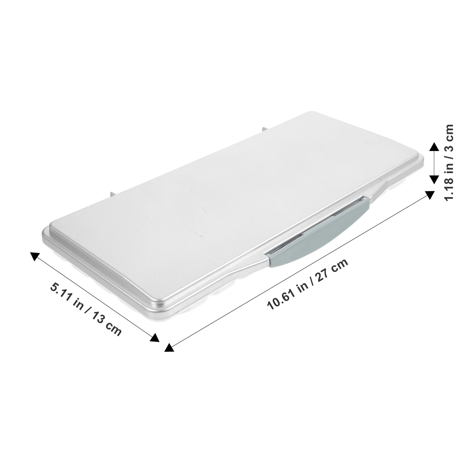 Portable Watercolor Pigment Box Plastic Paint Mixing Tray Small Light Durable Easy Clean Storage Case for Watercolor Oil Gouache