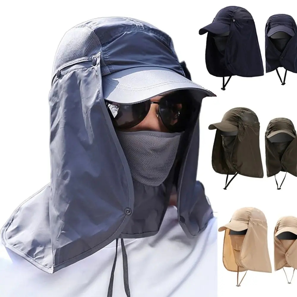 

Neck Face UV Sun Protection Adjustable Sunshade Hat Fisherman Cap Fishing Sun Hat Baseball Cap