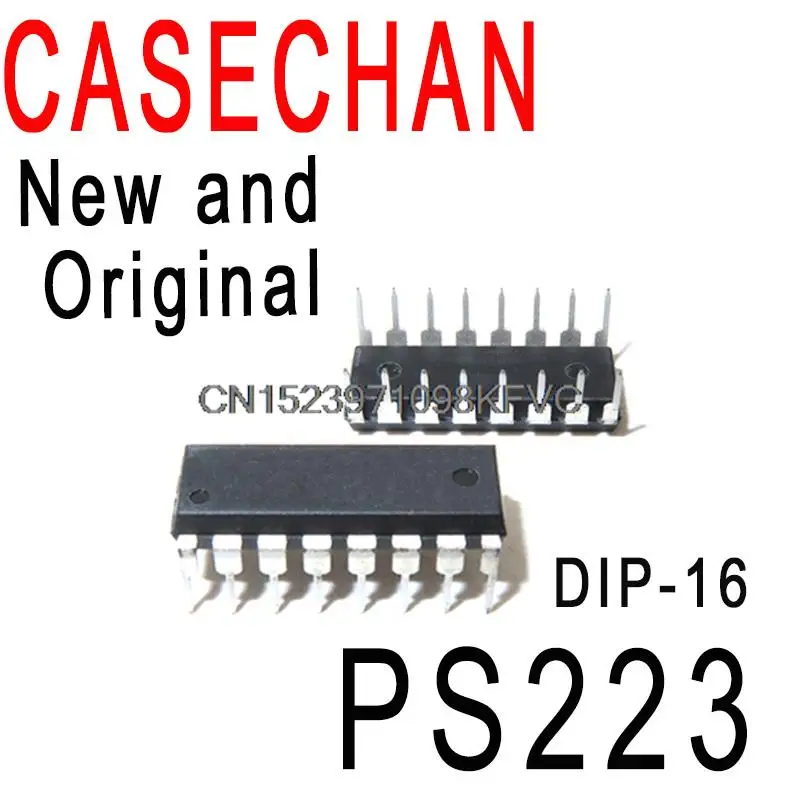 5PCS New and Original DIP-16 LCD Power Driver Chip In Stock IC PS223