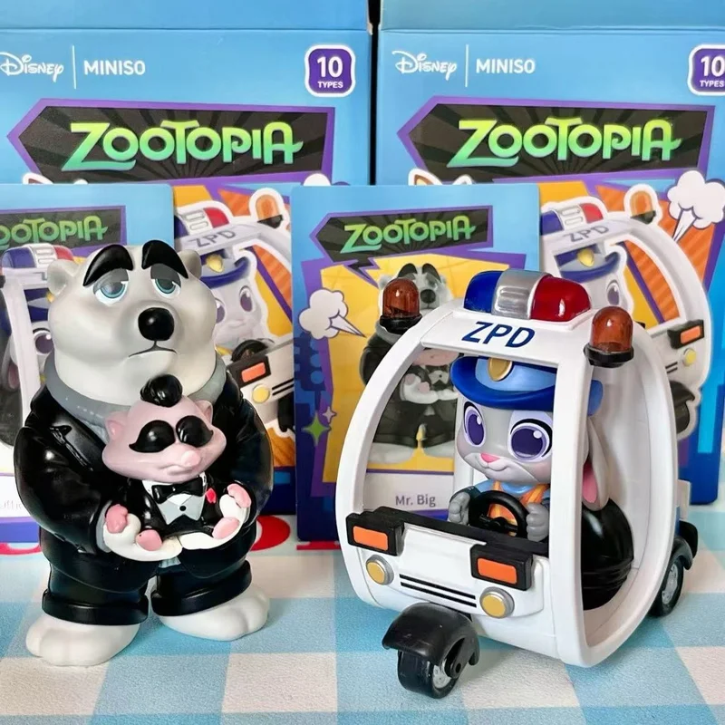 

Мультфильм Zootopia Hurobo Travel Series, ручная слепая коробка, игрушка, фигурка, подарок, модный сюрприз, коллекционные куклы для детей и фанатов