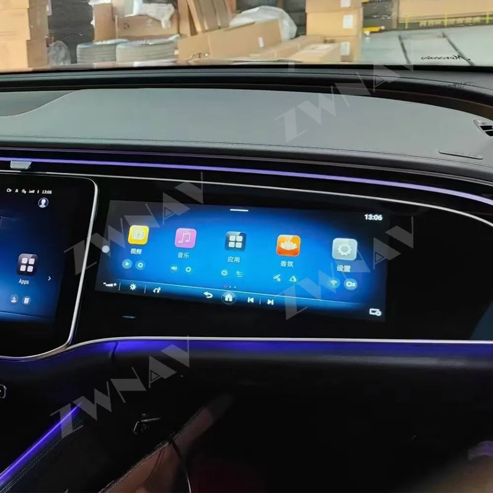 

ZWNAV Android 14 Car RadioFor Mercedes Benz E Class W214 Passenger Wireless CarPlay Auto DSP Sound GPS Navigation WIFI 4G System