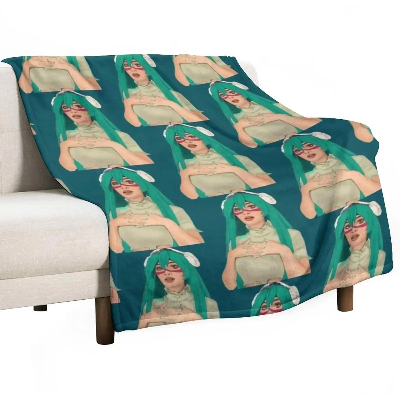 sssniperwolf Throw Blanket Decoratives for sofa Blankets