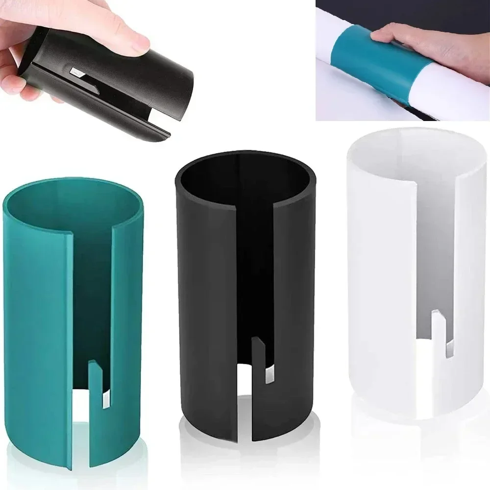 포장지 커터 수동 코너 경기자 선물 포장지 커터 크래프트 종이 칼 롤 슬라이딩 와이어 플라스틱 커터