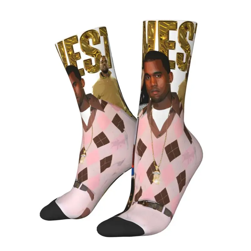 شعبية المغني كاني ويست رجل طاقم الجوارب للجنسين أزياء الربيع الصيف الخريف الشتاء اللباس الجوارب #2