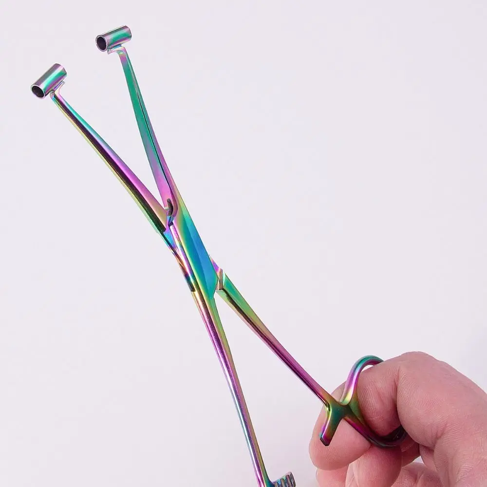 

Инструмент для украшения тела, зажим для пирсинга из нержавеющей стали, инструмент для пирсинга, одноразовый профессиональный инструмент, пинцет