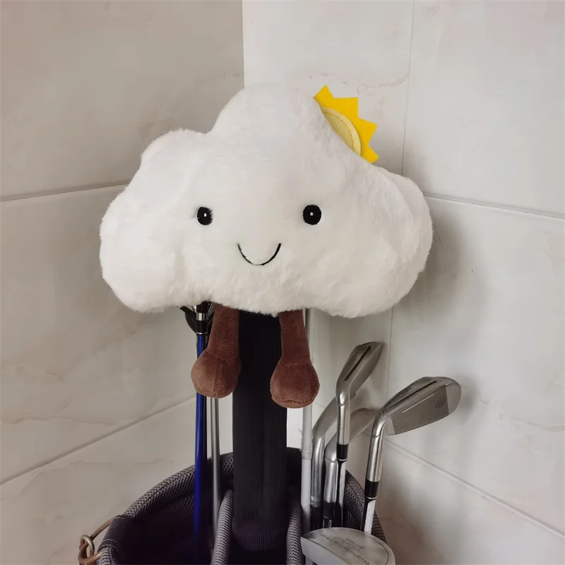 Cloud golf driver headcover plush 460cc wood head cover large stock Drop shipping