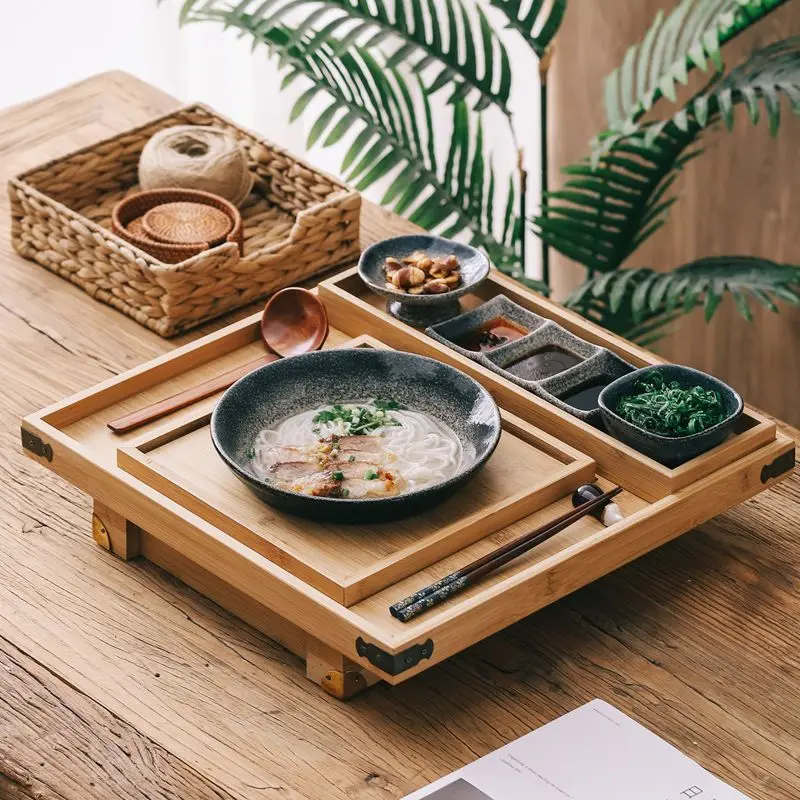 

Yunnan characteristic Japanese style rice noodles crossing the bridge tray commercial set tableware Wei Qian ramen bowl dishes