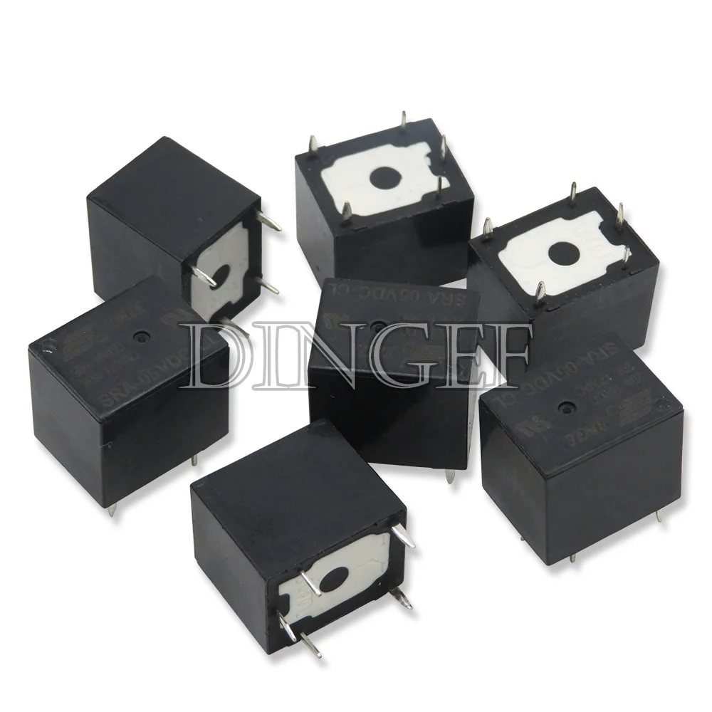 1PCS Power Relays SRA- 05VDC SRA-05VDC-AL-CL SRA-12VDC-AL-CL 12VDC 24VDC-AL-CL T74 20A 4-5Pin SRA-24VDC-AL-CL SRA 5V 12V 24V