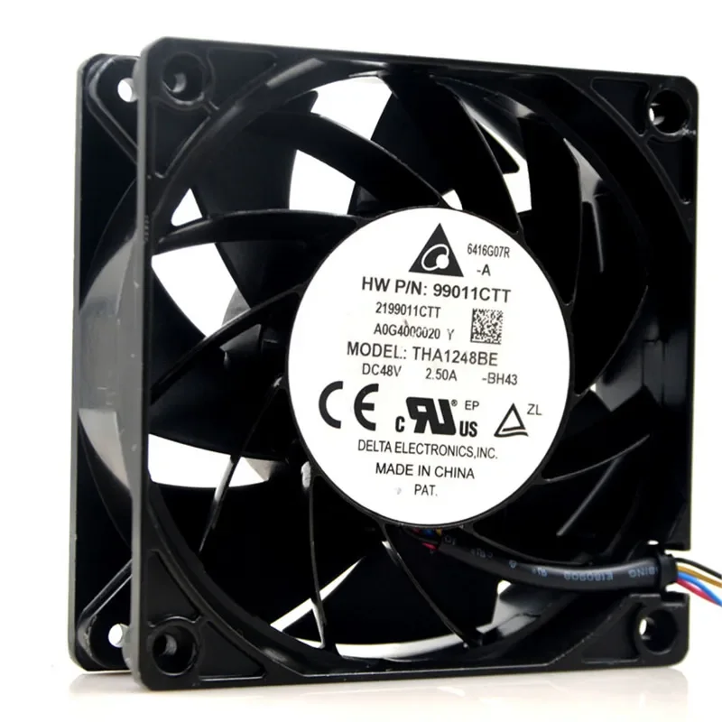 for THA1248BE 48V 2.50A 12038 12cm Ultra Violent Aluminum Frame Fan