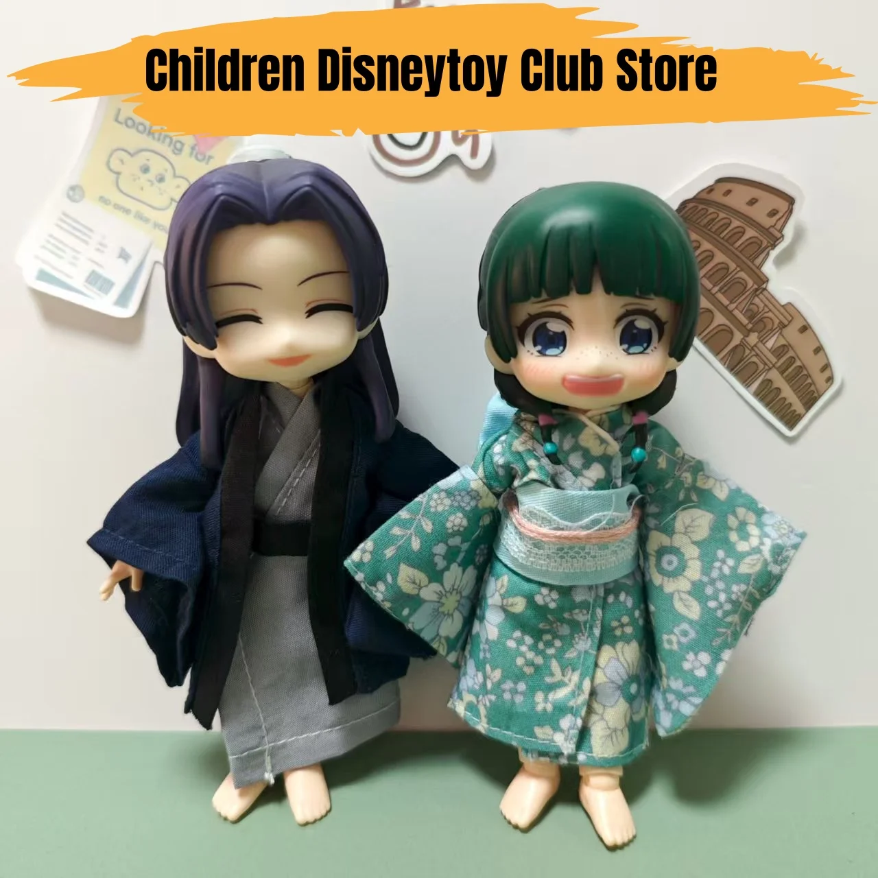 

Ob11 1/12 The Apothecary Diaries Аниме Maomao & Jinshi BJD Модель Кукла Кимоно Комоно Фигурка Модель Фигурка Украшение