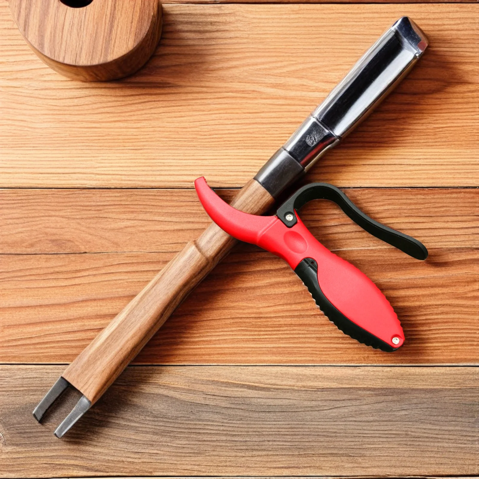 

Handheld Garden Tool Sharpener Ergonomic High Alloy Steel Handle Sharpener for Lawnmower Blades Pruning Shears Limb Loppers