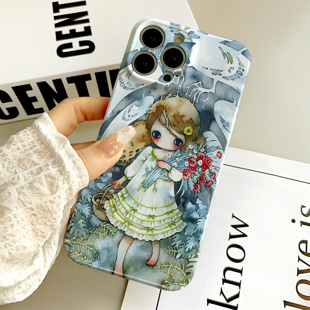 Anime Luxury Selling Aya Takano Phone Case Suitable For IPHONE 15 14 12 11 7PRO MAX 13 PRO PLUS Acrylic Hard Phone Case