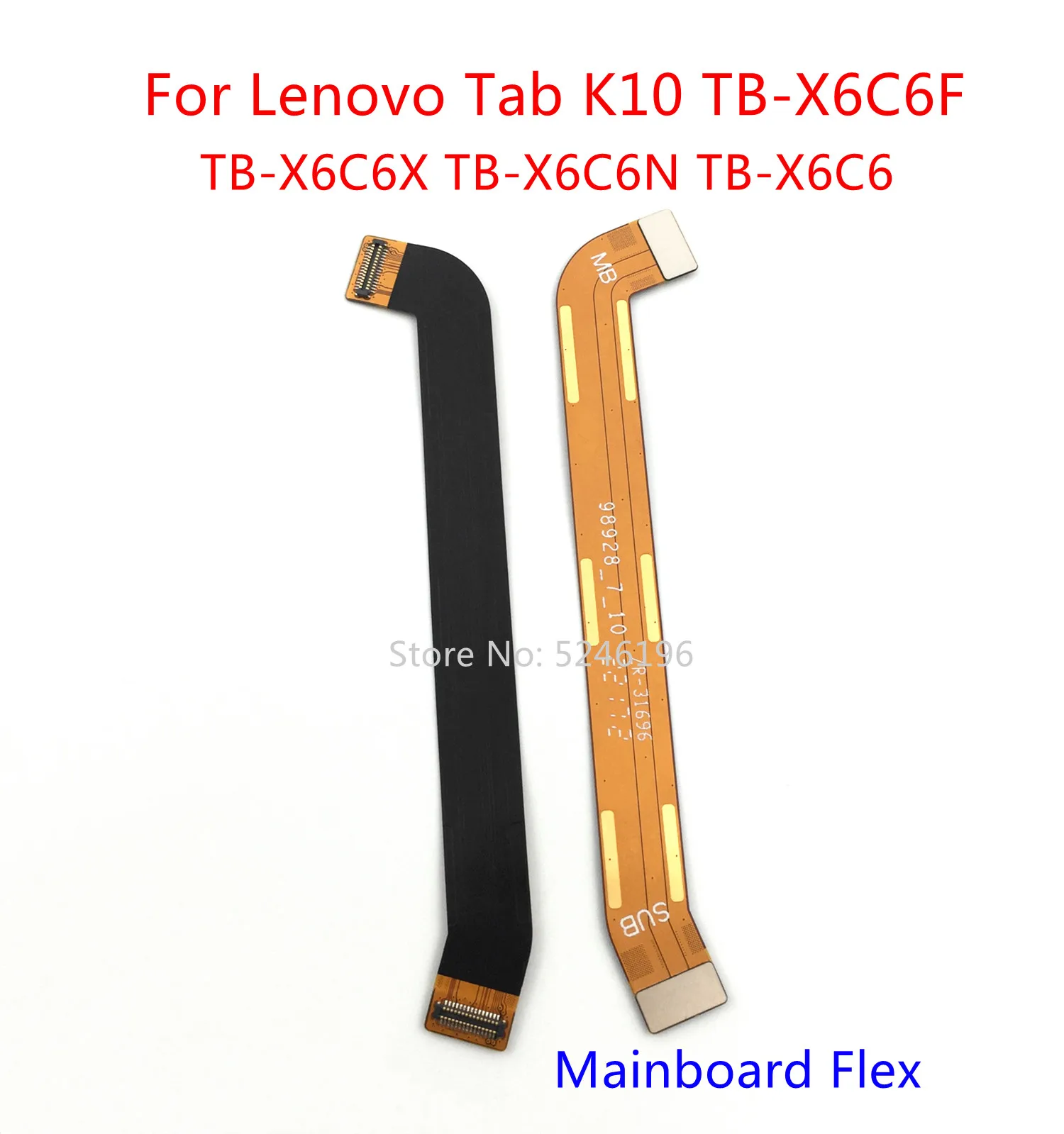 1pcs Main board Charging Connect Mainboard Flex Cable For Lenovo Tab K10 TB-X6C6F TB-X6C6X TB-X6C6N TB-X6C6 Replace Part.