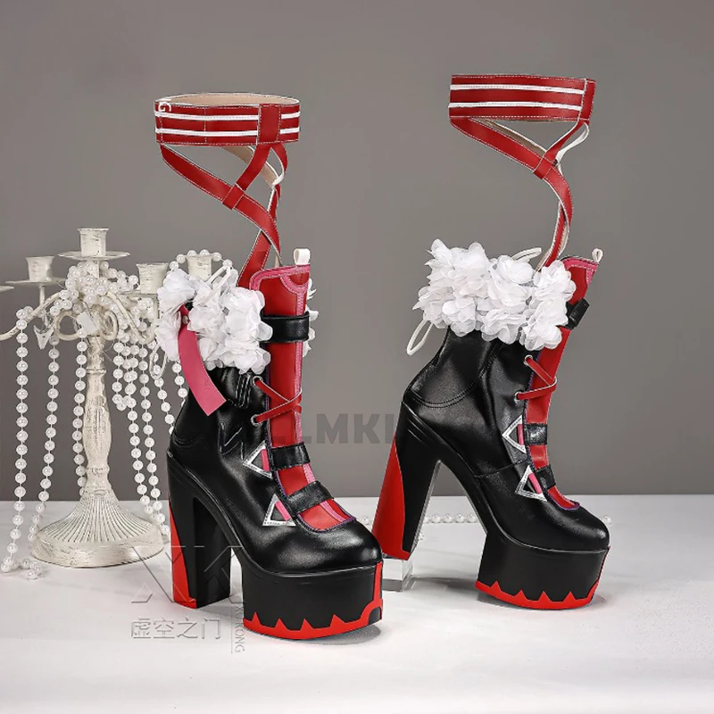Game Neverness to Everness Shinku Same Style Custom Cosplay Boots For Comic Con Party Anime Role Play Cos Prop Foot Halloween​