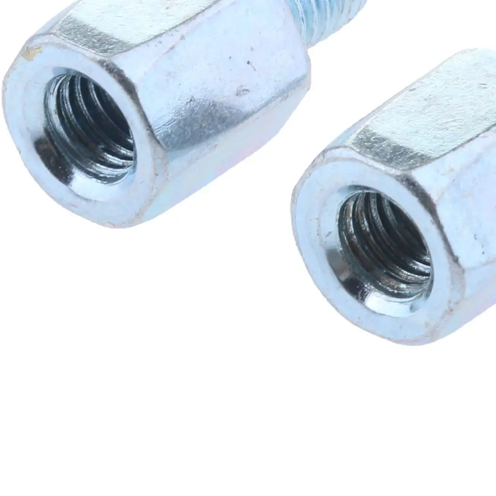 Motorcycle Rearview Mirror Adapter Bolt Steel Positive Reverse Thread Hand Screw for Custom Mirror Handlebar Mount