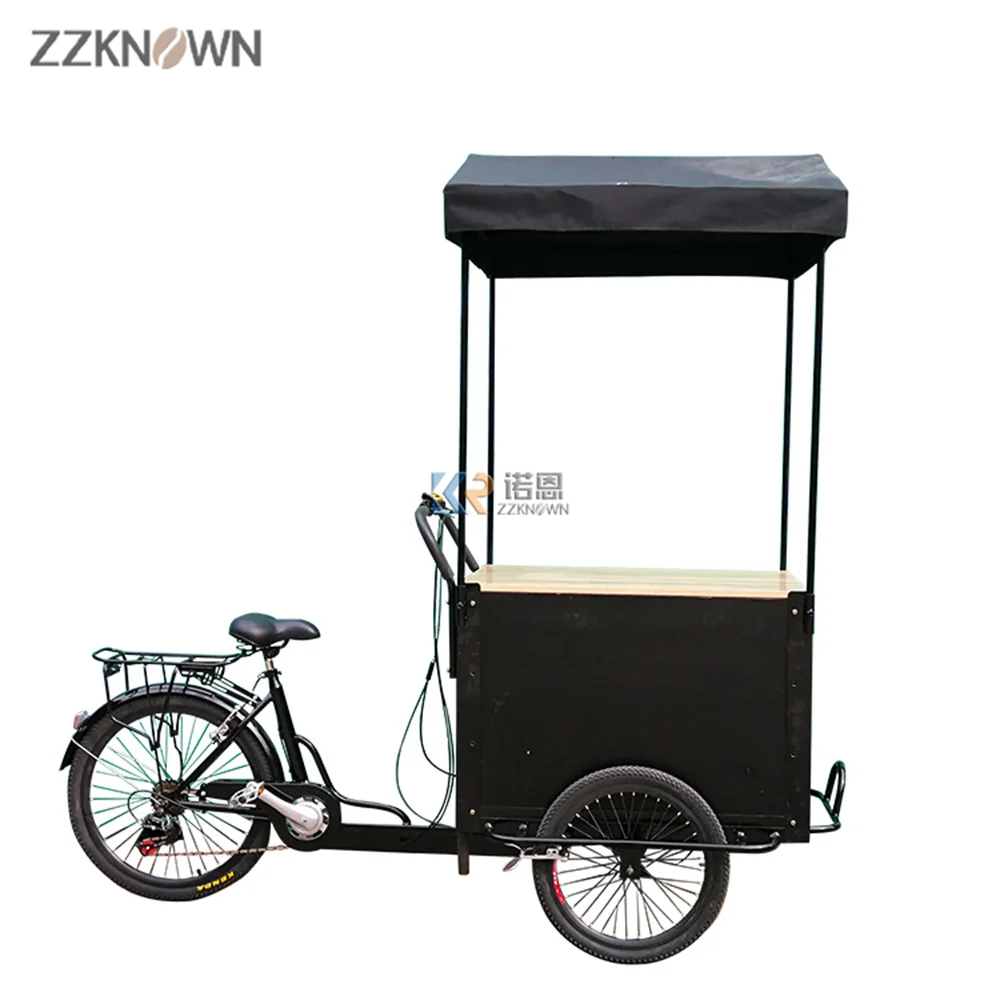 

Electric Pedal Bike Pancake Vending Tricycle Grill Griddle Hot Dog Bicycle