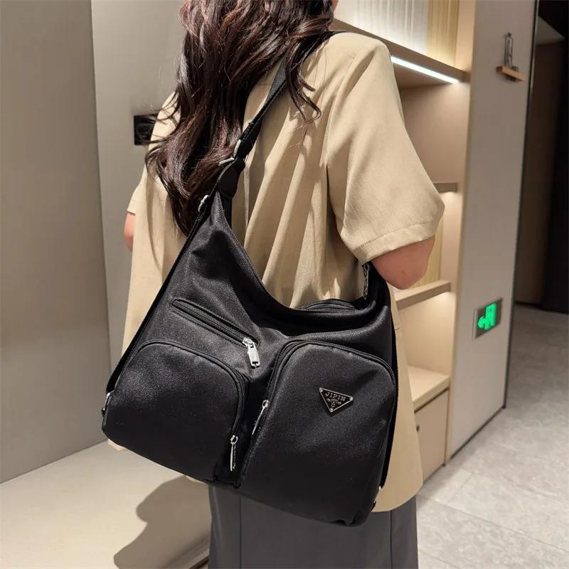 

‌2025 New Korean Style Nylon Backpack - Women's Convertible Oxford Bag Backpack, Waterproof & Spacious, Lightweight Travel Bag