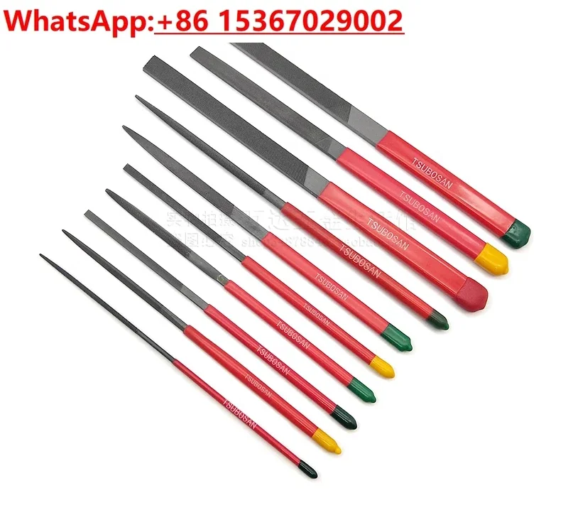 5PCS Assorted/Flat/Semicircle Triangle, Steel File Fitter Woodworking Metal Polishing Coarse Medium Fine Teeth