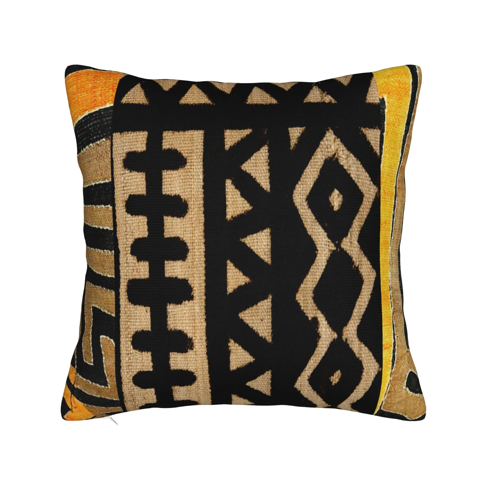 Contemporary African Mud Cloth Pillowcase Printed Cushion Cover Decor Ancient Throw Pillow Case Cover Home Square 45*45cm
