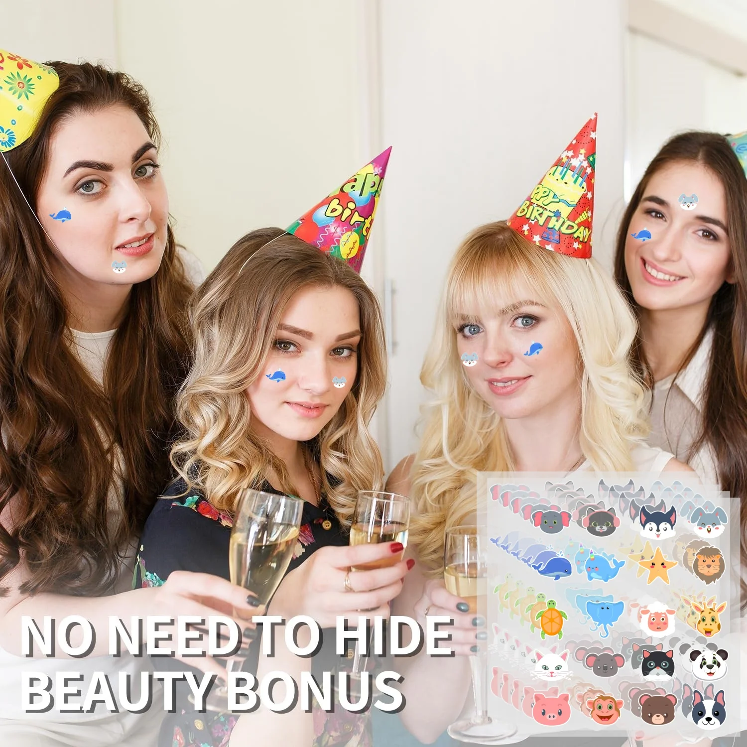 600pcs Cartoon acne patch, cute cat-shaped facial concealer acne patch, safe, non-toxic, gentle and non-irritating.
