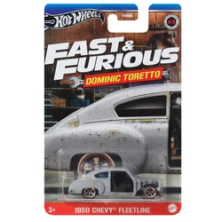 Mattel Hot Wheels Fast & Furious Dominic Toretto Car 1950 Chevy FLEETLINE Toys for Boys Diecast 1/64 Alloy Model Carro Gift